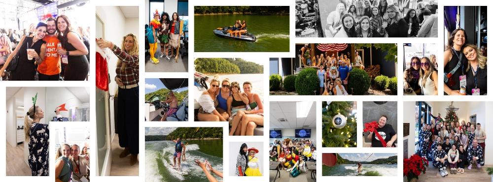 Photo collage of the sullivan dental partners team, brentwood tn